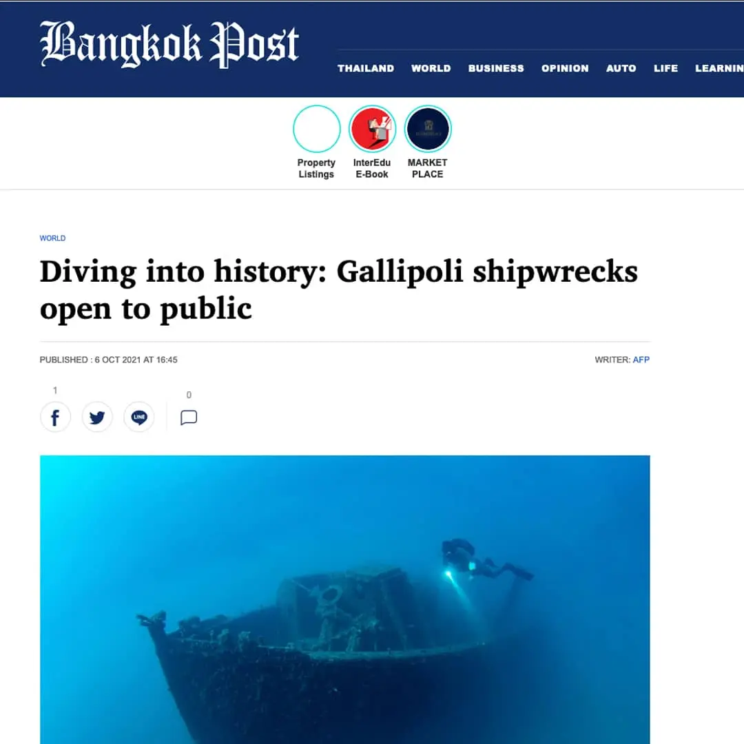 Bangkok Post – Diving into History